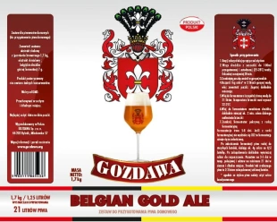 GOZDAWA  BELGIAN GOLD ALE 1,7kg na 23l