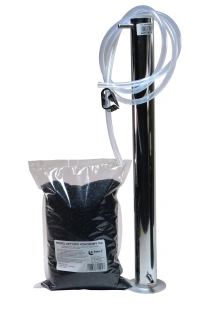 Kolumna filtracyjna, FILTR INOX STOJĄCY  L50cm fi42,4mm b/zaw ZESTAW