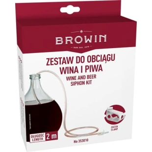 WĘŻYK DO spuszczania wina Z KLIPSEM 353010