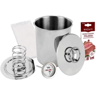 ZESTAW SZYNKOWAR  3kg  Browin  termometr woreczki zioła 313130