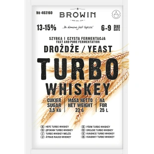 BROWIN TURBO WHISKY  drożdże gorzelnicze do zboża 403160