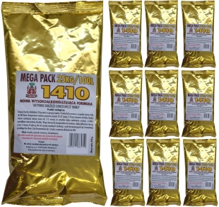 Drożdże gorzelnicze GOZDAWA 1410 MEGA PACK 390g 10szt