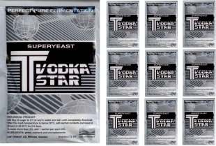 T-VODKA STAR drożdże gorzelnicze 10szt