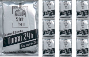 Spirit ferm TURBO 24h drożdże gorzelnicze 10szt