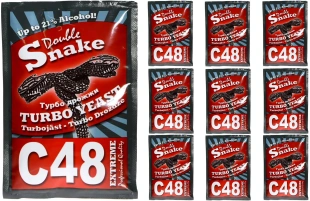 Double Snake C48 EXTREME drożdże gorzelnicze 10szt
