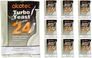 Alcotec 24 Pure Express 10 szt drożdże gorzelnicze
