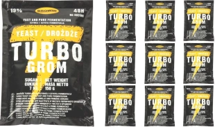 BROWIN TURBO GROM 48h 19% 10szt drożdże gorzelnicze 403190 (10SZT)