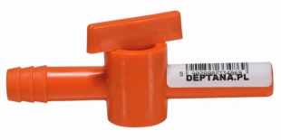 zawór odcinający kran PP fi 15mm