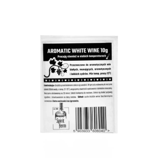 Drożdże winiarskie  SpiritFerm  AROMATIC WHITE WINE 10g