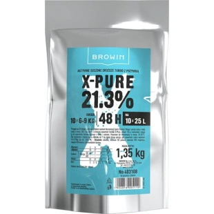 X-PURE  21,3%  drożdże gorzelnicze na 250L 1,35kg 403108