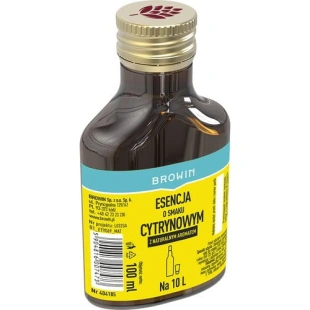 Zaprawka  BROWIN o smaku CYTRYNOWYM 100ml  na 10L 404185