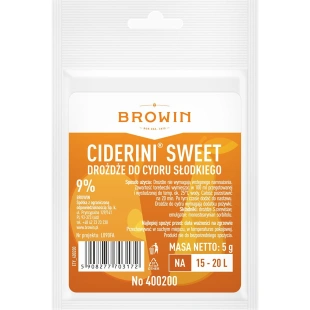 CIDERINI SWEET drożdże do cydru słodkiego BROWIN 400200