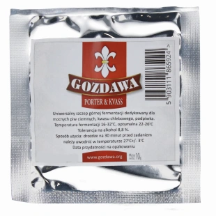drożdże piwowarskie GOZDAWA POK V PORTER & KVASS podpiwek