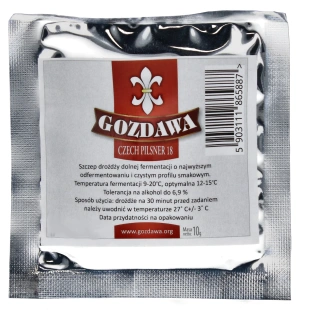 drożdże piwowarskie Gozdawa CZECH PILSNER 10g CP18