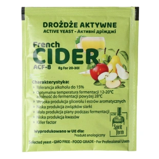 Drożdże do cydru FRENCH  AROMATIC CIDER SpiritFerm