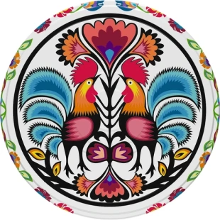 zakrętki do SŁOIKÓW fi 82/6 10 sztuk   FOLK 136951