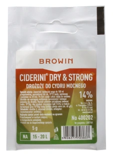 drożdże do cydru  CIDERINI DRY and STRONG  5g  Browin 400202