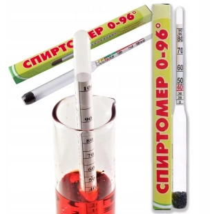 WSKAŹNIK ALKOHOLU  zakres 0%-96%  16cm
