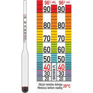 WSKAŹNIK ALKOHOLU  MINI  20-96% 1,5cm 405549