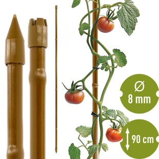 TYCZKA stalowa powlekana kształt bambusa 1 szt  90cm 720418 