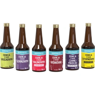Zaprawki BROWIN do alkoholu 6x40ml   ZESTAW OWOCOWY  404971