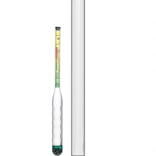 SOLOMIERZ NIETŁUKACY z probówką  0-300 g soli/L 405655