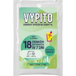 zestaw do wina VYPITO MIETA-LIMONKA  18 drinków 12% 403507