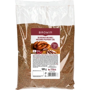 zioła DO KIEŁBASY WIEJSKIEJ 500g BROWIN 310035