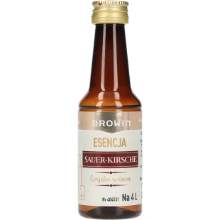 Zaprawka  BROWIN o smaku  Sauer-Kirsche   Czysta Wiśnia 40ml 404531