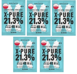 X-PURE 48 TURBO PURE drożdże gorzelnicze 403103  5 SZTUK