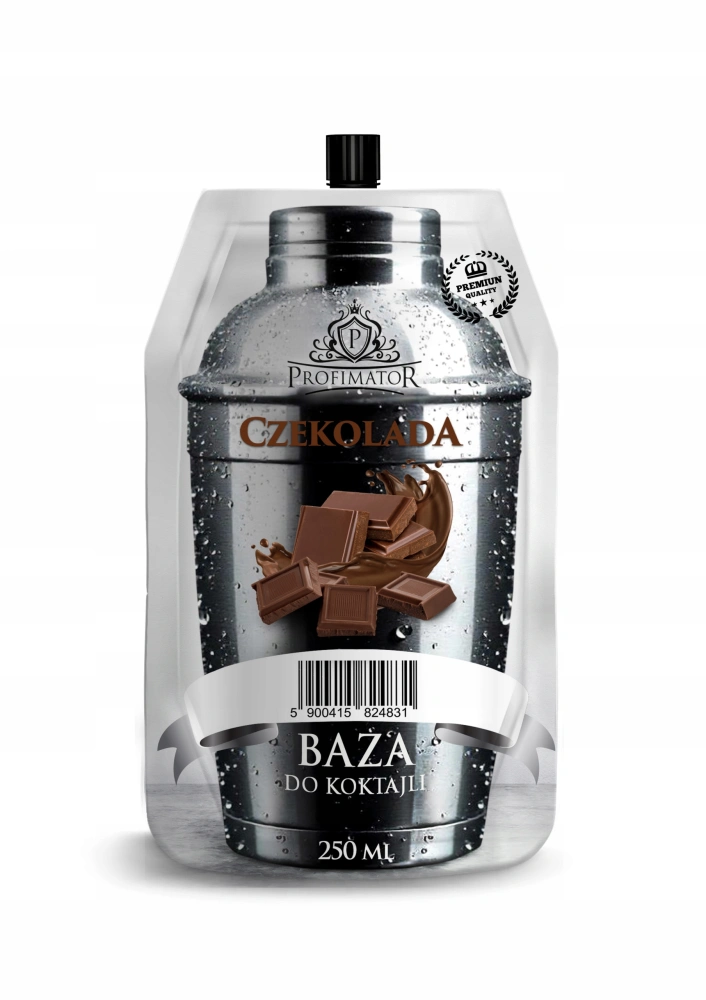 Saszetka 250ml z bazą do drinków czekloady.