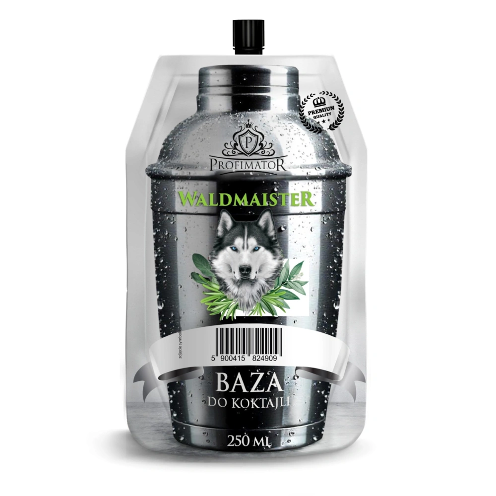 Saszetka 250ml z bazą ziołową do drinków.