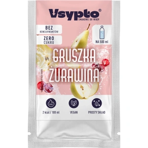 oranżada VSYPTO GRUSZKA ŻURAWINA  na 500ml wody 402007