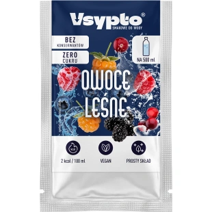 oranżada VSYPTO OWOCE LEŚNE na 500ml  wody 402010