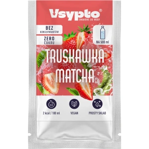 oranżada VSYPTO TRUSKAWKA MATCHA na 500ml wody 402006