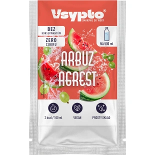 oranżada VSYPTO ARBUZ AGREST nac 500ml wody 402005
