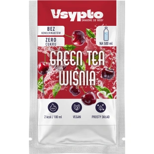 oranżada VSYPTO GREEN TEA WISNIA na 500ml wody 402011
