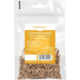 chipsy wiórki dębowe BROWIN 20g naturalne 405010