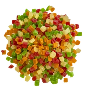 ANANAS kandyzowany kostka MIX 100g