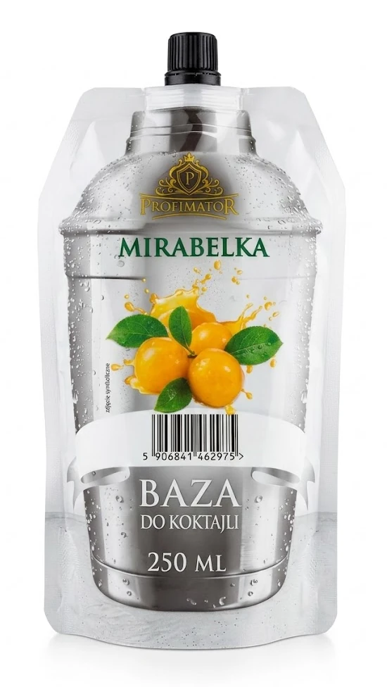 saszeta z bazą  profimator o  smaku mirabelka milrabelka