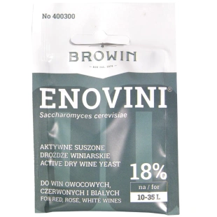 aktywne drożdże winiarskie ENOVINI 7g Browin 400300 aktywne 