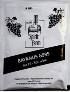 Drożdże winiarskie  Bayanus G995 SpiritFerm