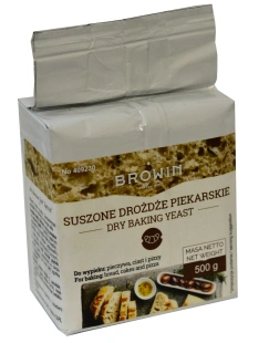 DROŻDŻE PIEKARNICZE 500g Suszone BROWIN 409230