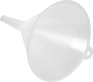 plastikowy lejek  fi10 do nalewania - biały