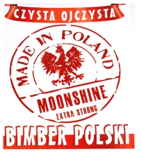 CZYSTA OJCZYSTA 20 szt. etykiety na butelki
