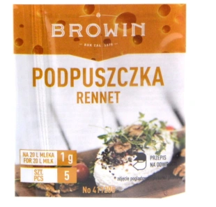 suszona PODPUSZCZKA DO SERÓW 5x1g