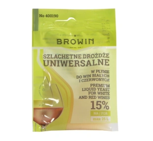 Drożdże do WINA UNIWERSALNE płynne szlachetne 400190