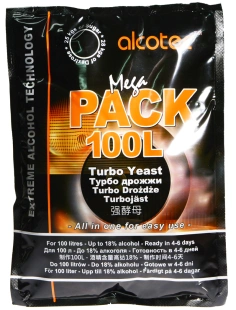 ALCOTEC MegaPack na 100L drożdże gorzelnicze