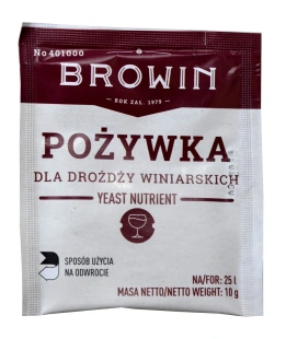 POŻYWKA dla drożdży winiarskich 10g Browin 401000