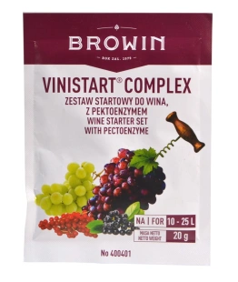 VINISTART COMPLEX drożdże do wina 20g na 10-25l 400401